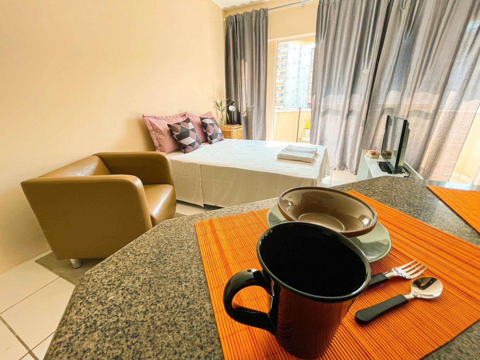 Studio No Centro: Piscina, Academia E Garagem N209 Florianópolis Exteriör bild